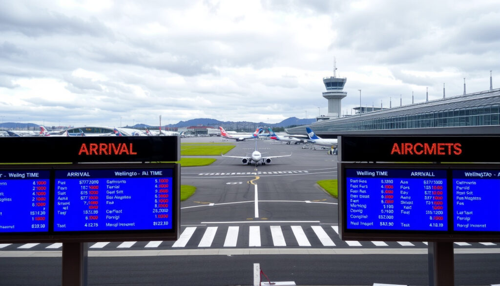 Wellington Airport Arrivals and Departures – Live Status